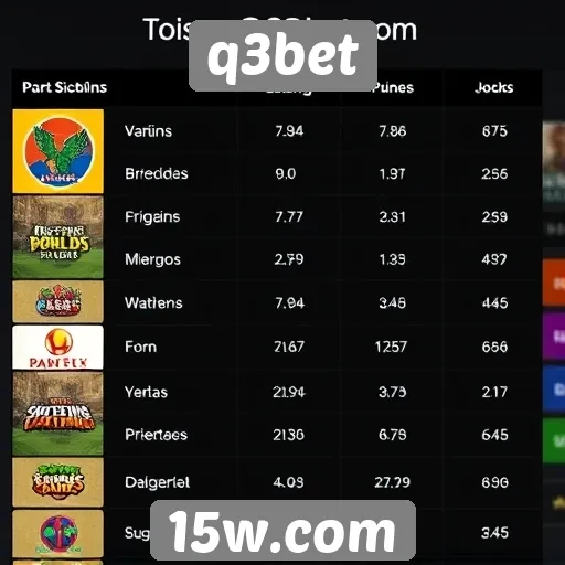 Comparativo de jogos populares no q3bet