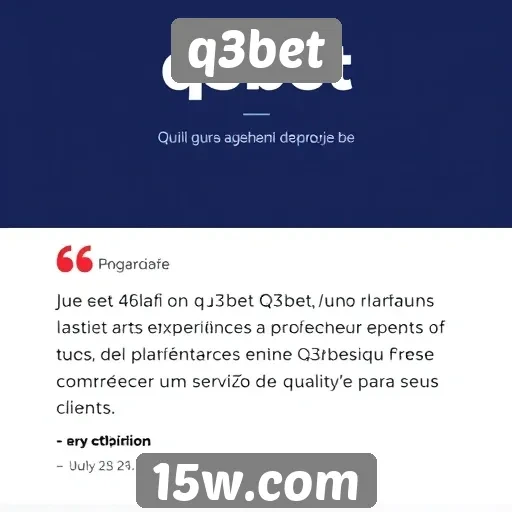 Feedback de usuários sobre a experiência no q3bet